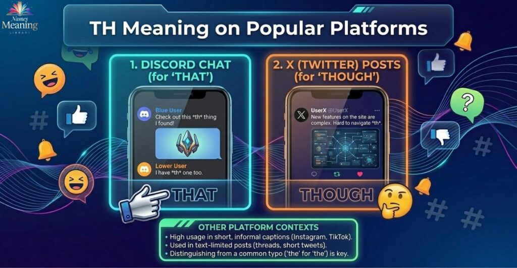 TH Meaning on Popular Platforms
