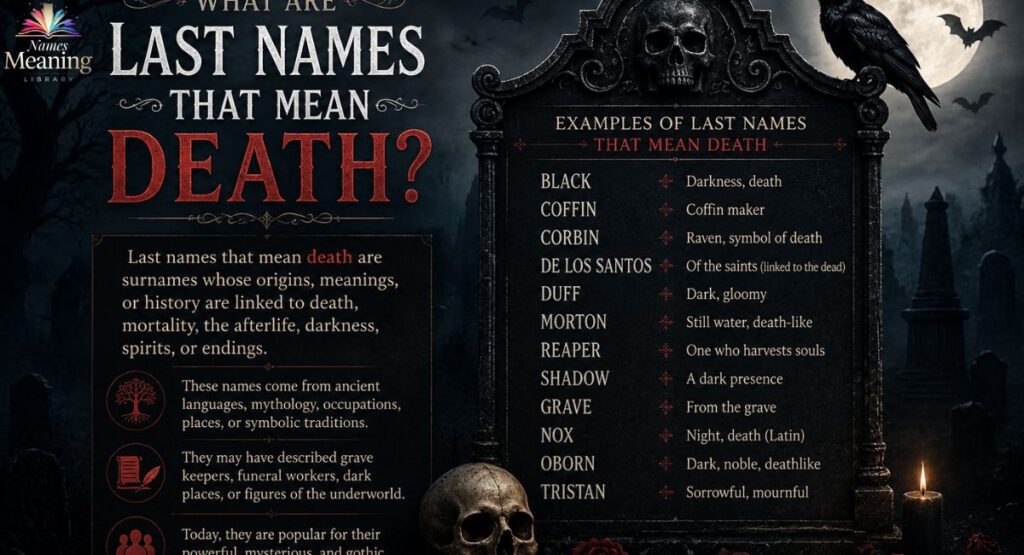Last Names That Mean Death