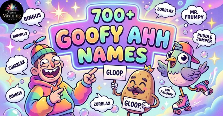 Goofy Ahh Names