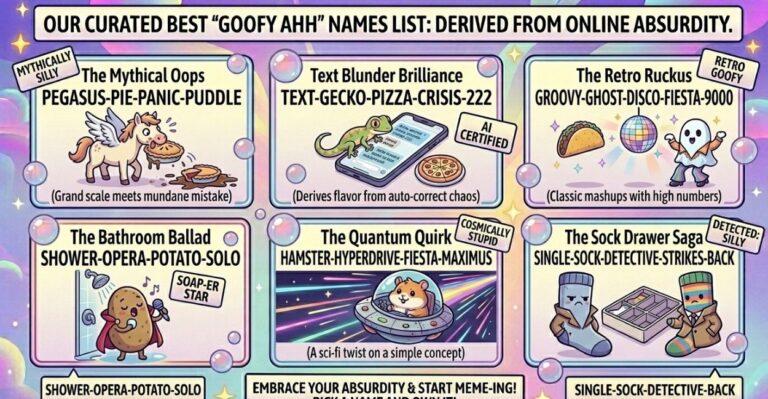 Most Goofy Names 700+ Goofy Ahh Names (Funny, Weird & Viral Ideas for 2026)
