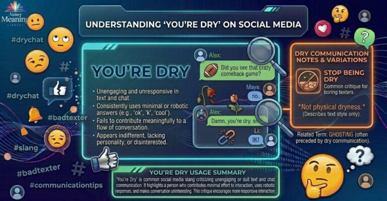 Dry Meaning on Social Media