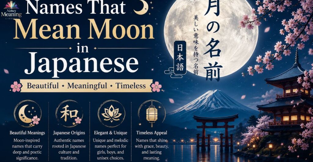 Names That Mean Moon in Japanese