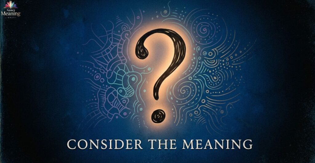 Consider the Meaning