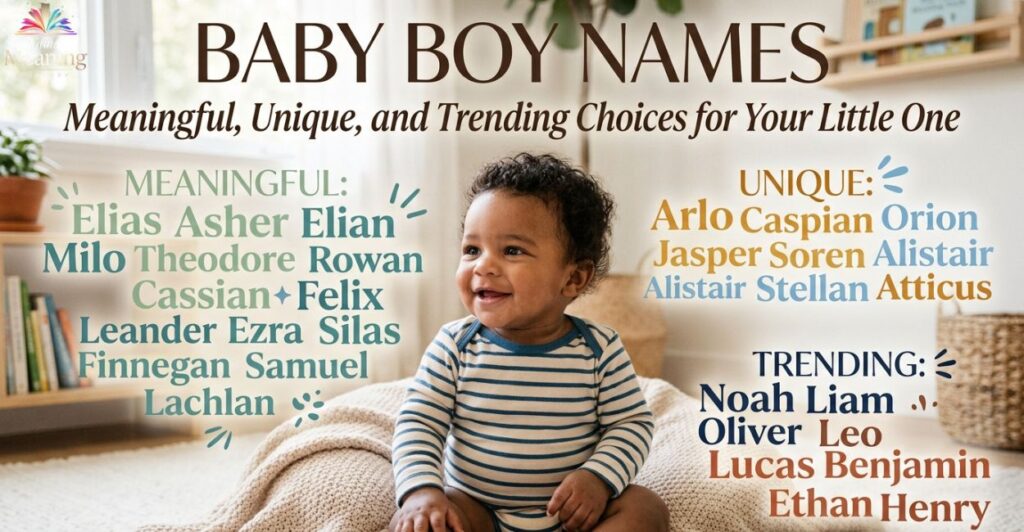 Baby Boy Names: Meaningful, Unique, and Trending Choices for Your Little One