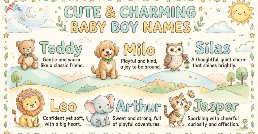 Cute Baby Boy Names That Sound Sweet and Charming