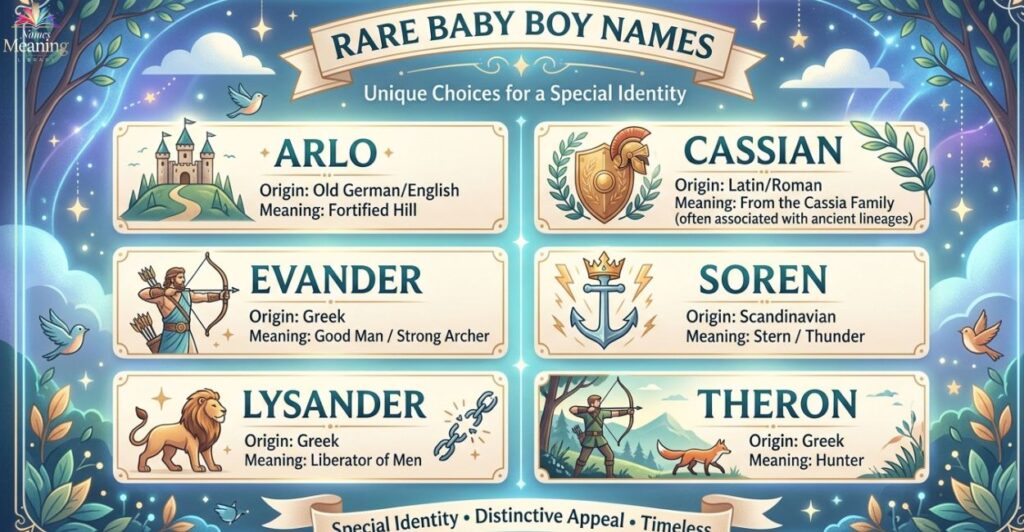 Rare Short Baby Boy Names