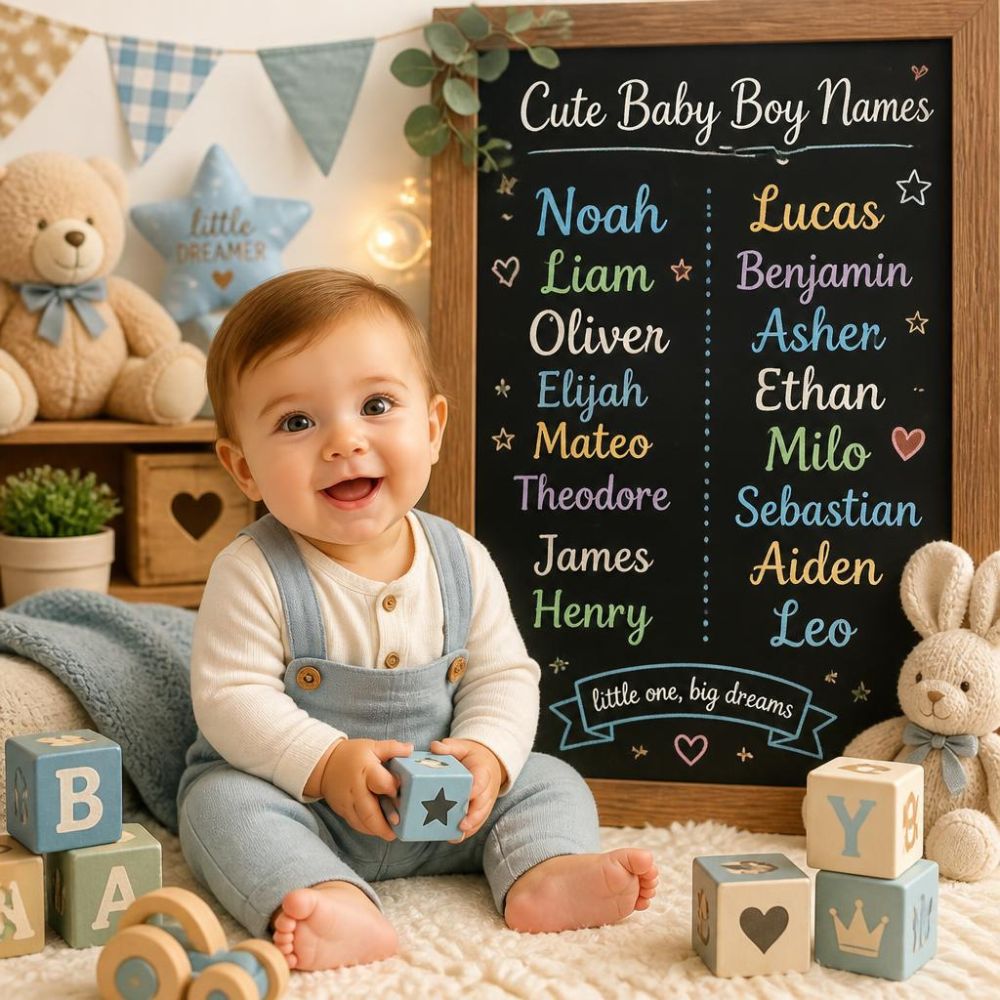 Cute Baby Boy Names Parents Love