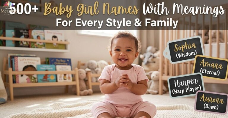 500+ Baby Girl Names With Meanings for Every Style and Family