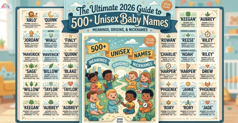 500+ Unisex Baby Names With Meanings,