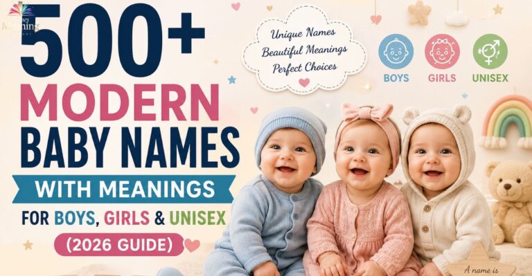 Modren baby names