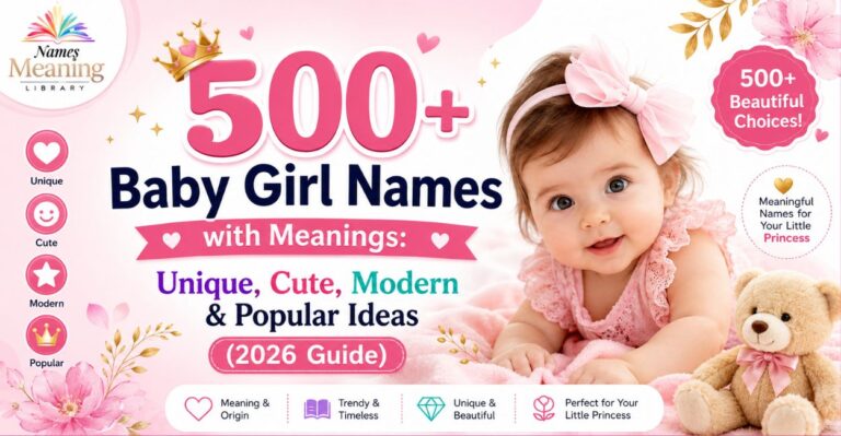 500+ Baby Girl Names with Meanings