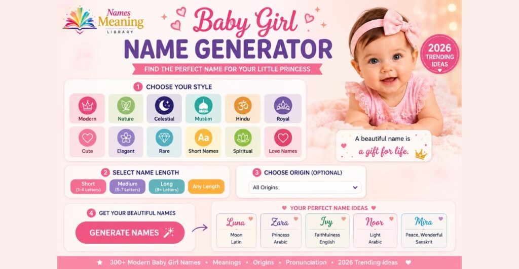 Baby Girl Name Generator