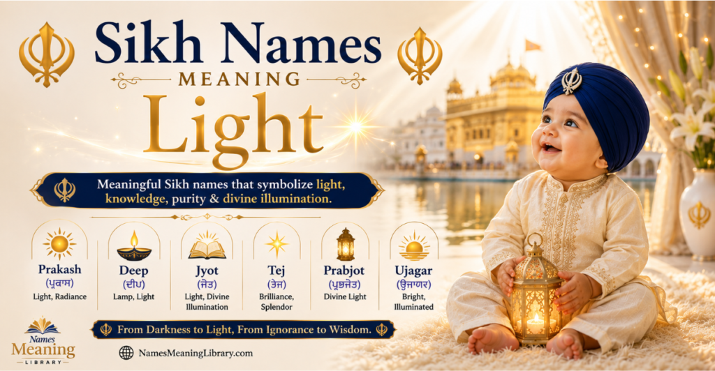 Sikh Names Meaning Light