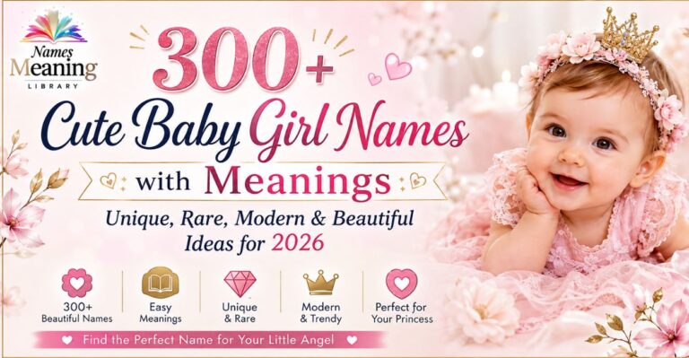 300+ Cute Baby Girl Names with Meanings