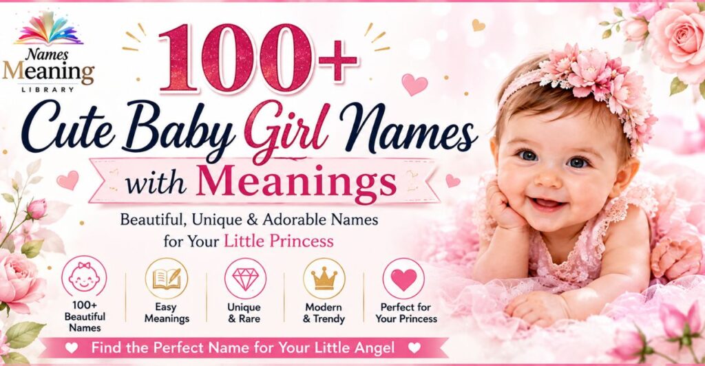 100+ Cute Baby Girl Names with Meanings