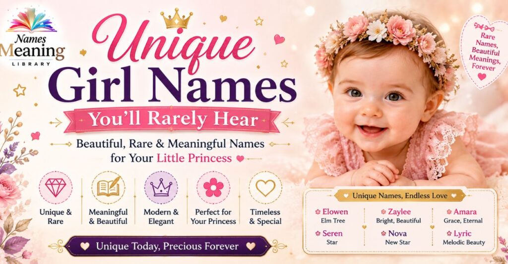 Unique Girl Names You'll Rarely Hear