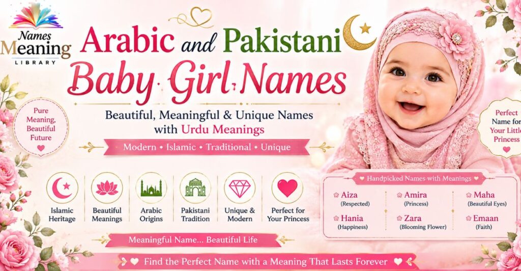 Arabic and Pakistani Baby Girl Names