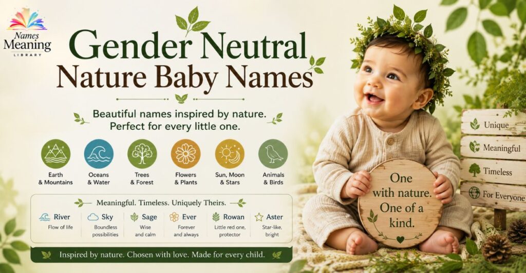 Gender Neutral Nature Baby Names