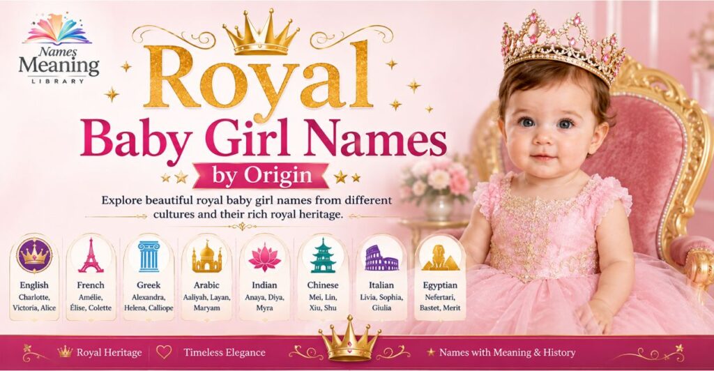 Royal Baby Girl Names by Origin