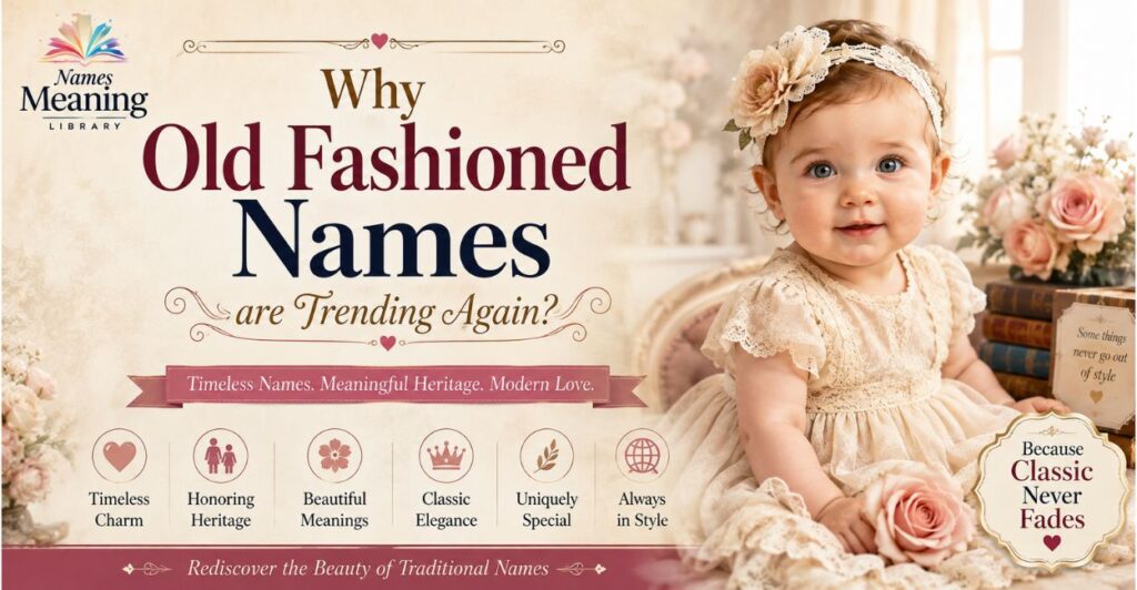 Why old fashioned names are trending again?