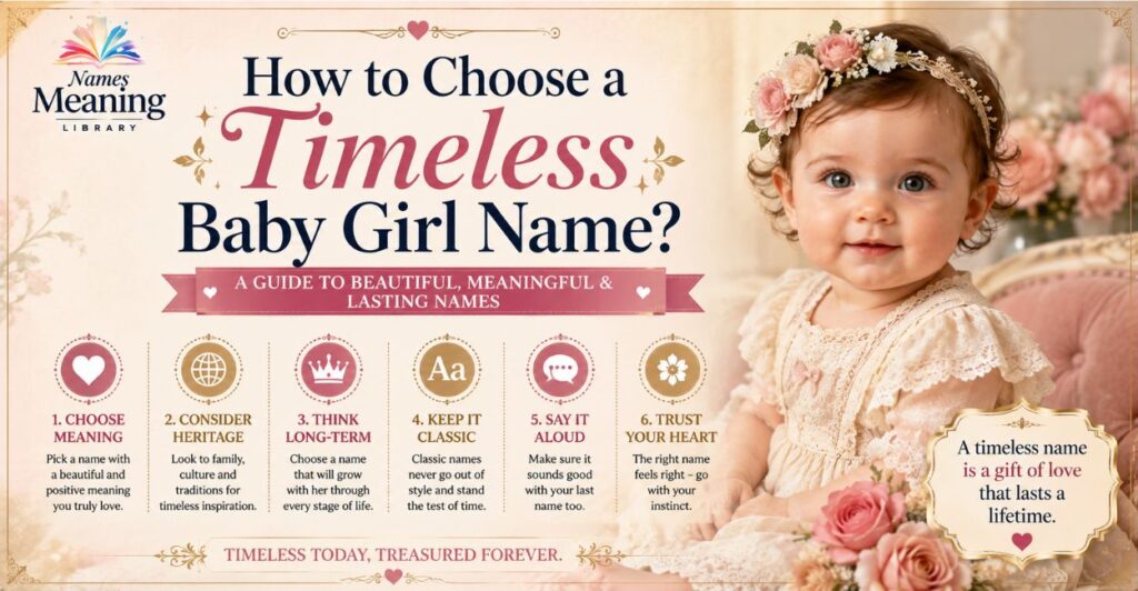 How to choose a timeless baby girl name?