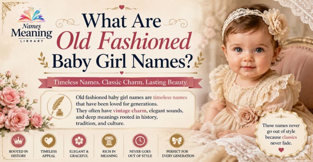 What Are Old Fashioned Baby Girl Names?