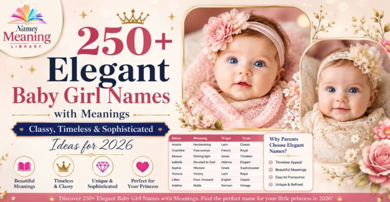 250+ Elegant Baby Girl Names with Meanings