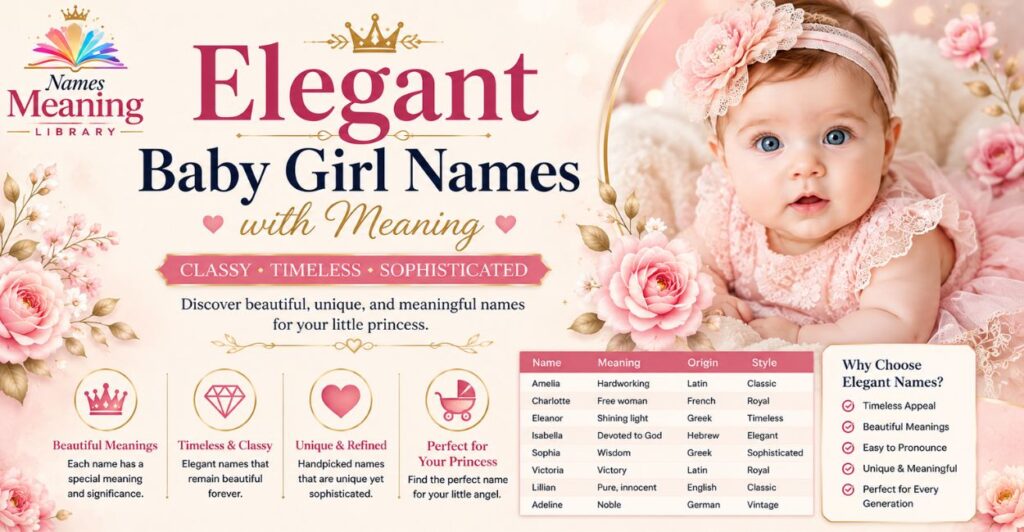 Elegant Baby Girl Names with Meanings