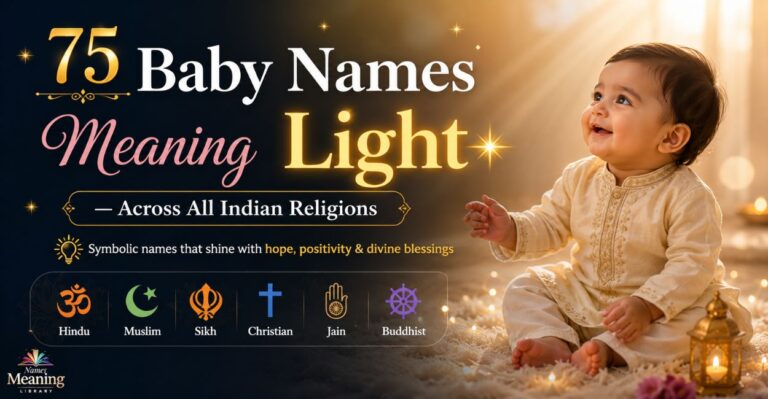 75 Baby Names Meaning Light