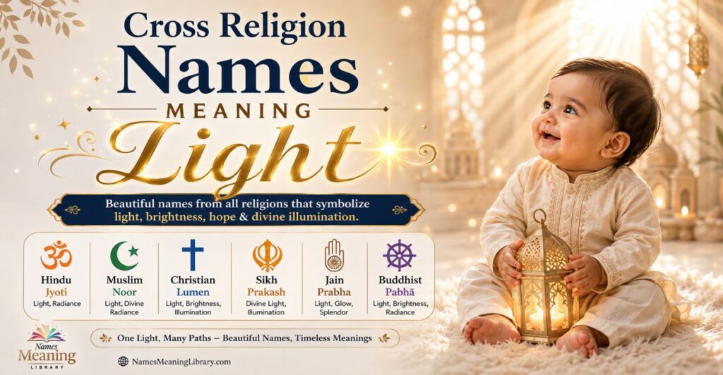 Cross Religion Names Meaning Light