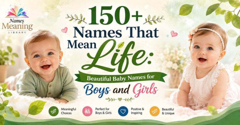 150+ Names That Mean Life: