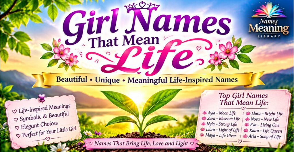 Girl Names That Mean Life