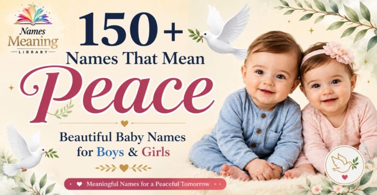 150+ Names That Mean Peace