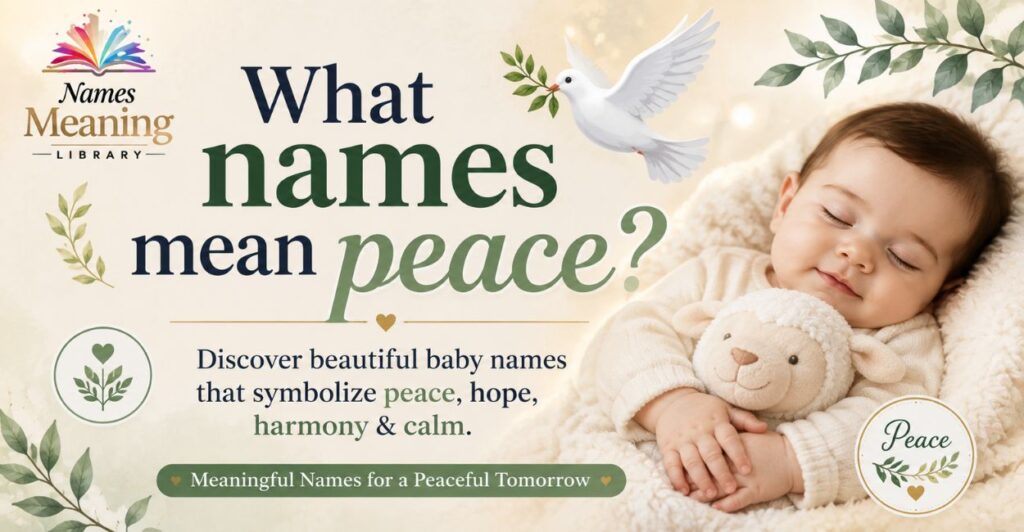 What Names Mean Peace?