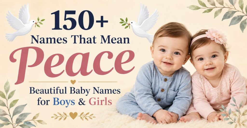 150+ Names That Mean Peace