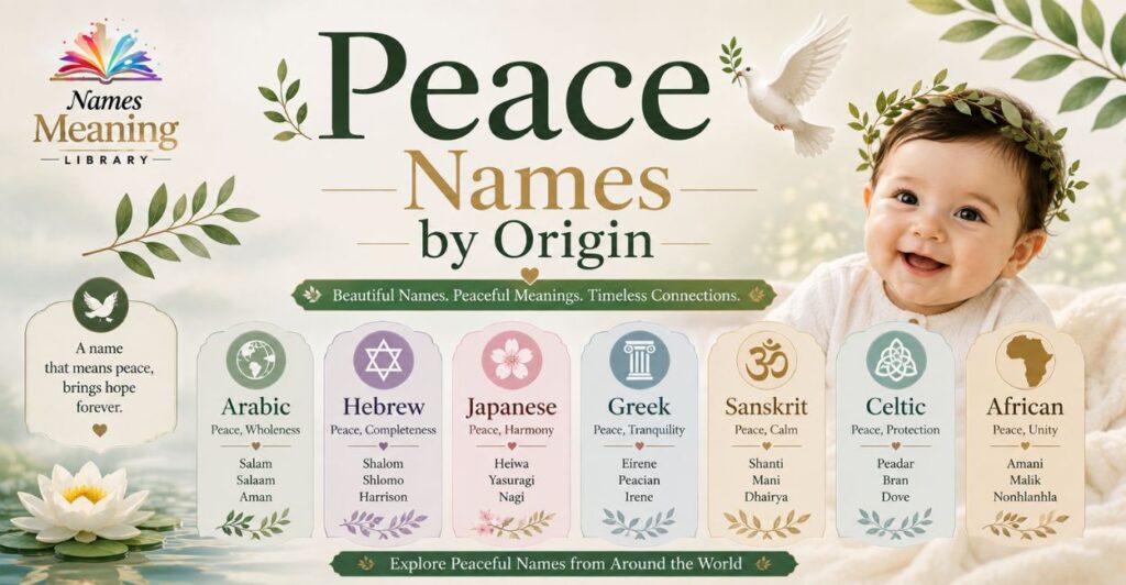 Peace Names by Origin