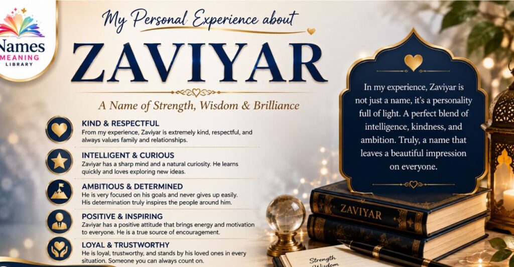 My Personal Experience about Zaviyar
