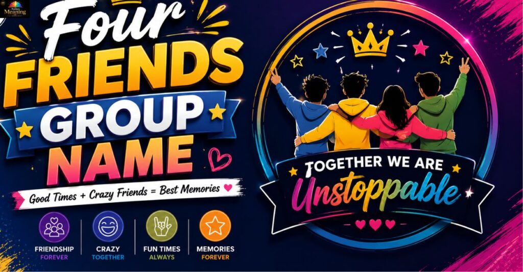 Four Friends Group Name