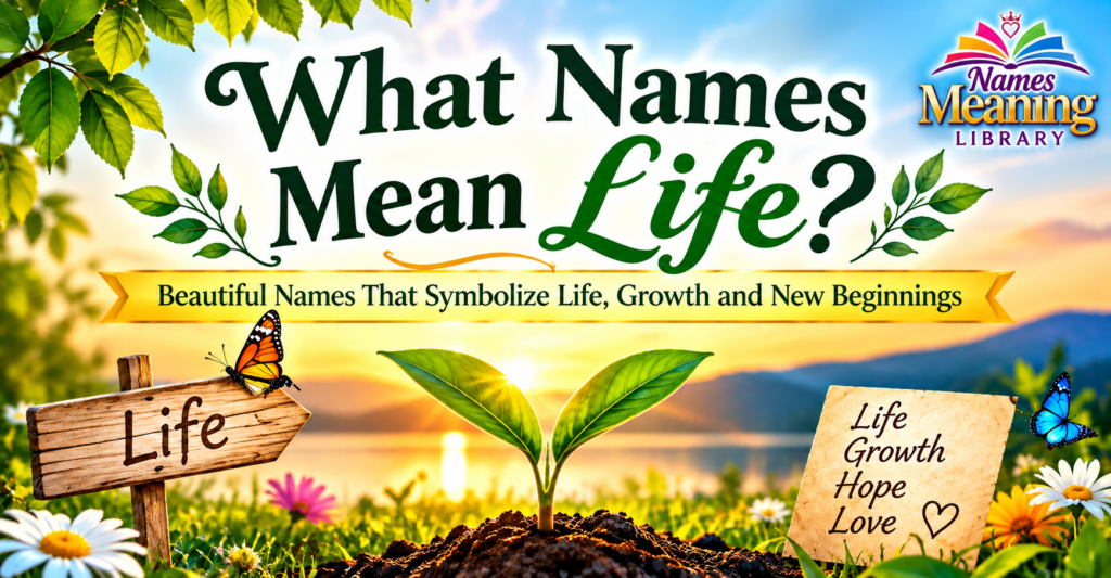 What Names Mean Life?